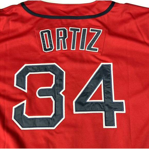 Encore Select Big Papi Ortiz Jersey Embroidered Signature and Ortiz Patch XL - Picture 8 of 16